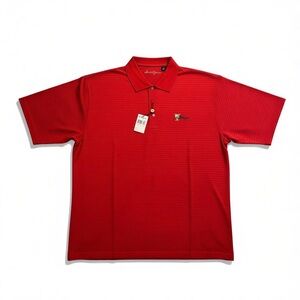 Ben Hagen Red Polo Shirt NWT